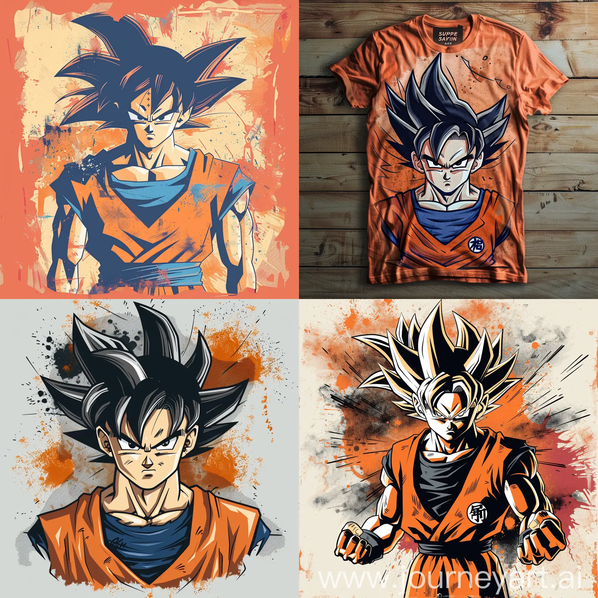 Super-Saiyan-Goku-TShirt-Design-Epic-AnimeInspired-Artwork