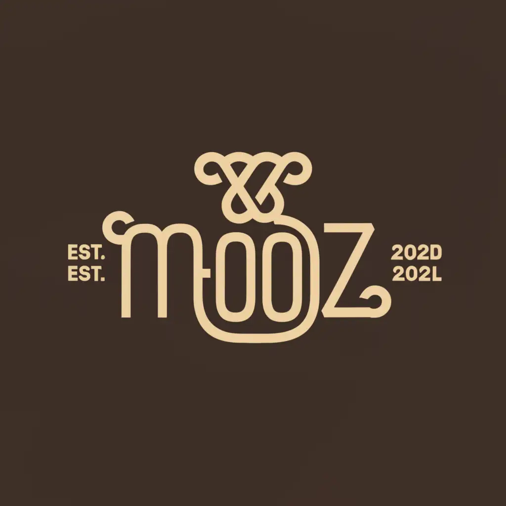 a logo design,with the text "Mooz", main symbol:Cup ,Moderate,be used in Restaurant industry,clear background