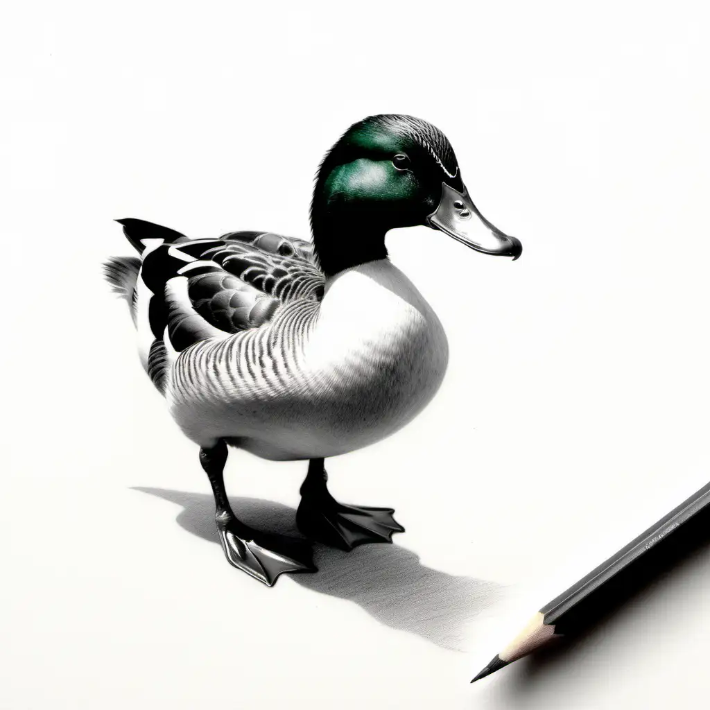Buy Male Mallard Duck, Pencil Art, Digital Download Wildlife Drawing,  Waterfowl Art, Duck Hunter Gift, Duck Wall Art Online in India - Etsy