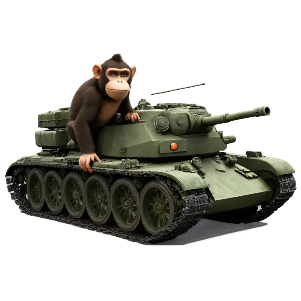 Monkey play world of tanks