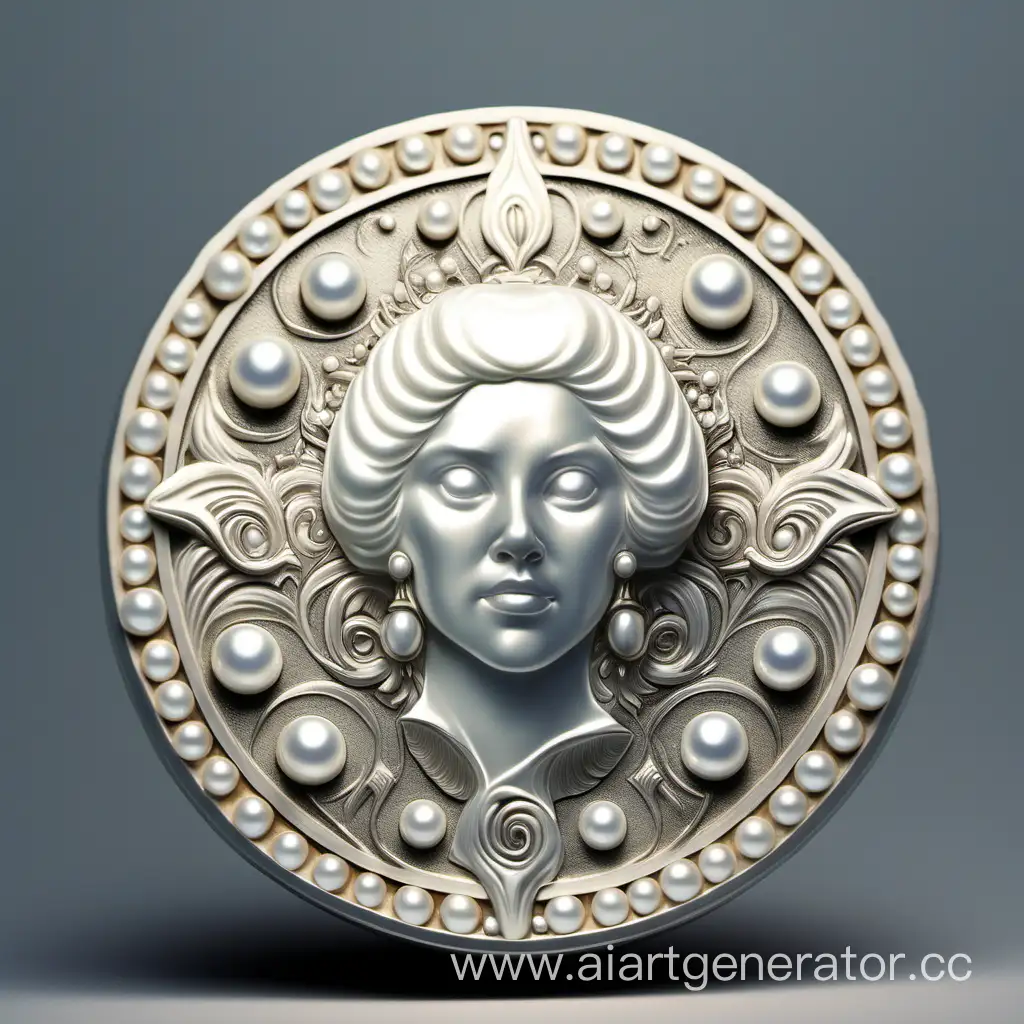 Exquisite-Pearl-Coin-Rare-and-Elegant-Currency-Crafted-from-Pearls