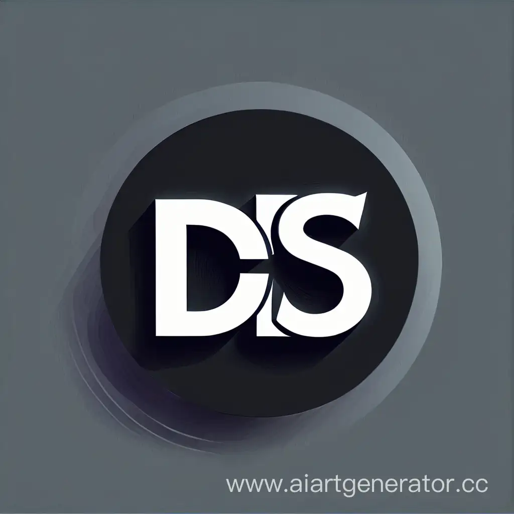 логотип с буквами DS, простой, базовый, логотип веб-сайта, логотип приложения