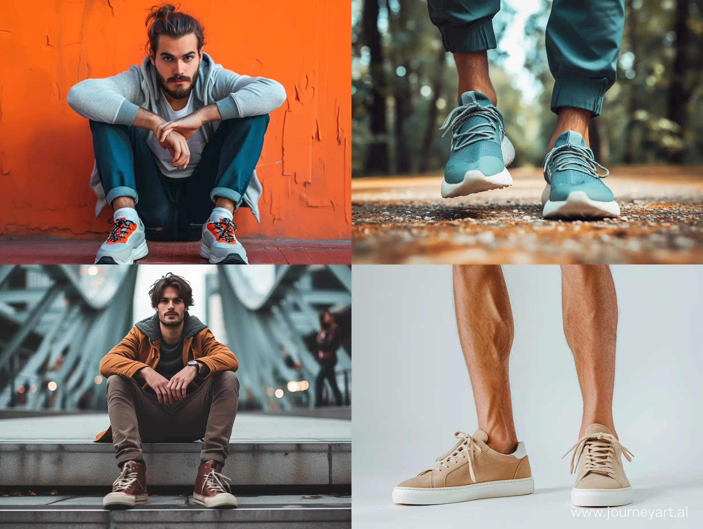 attractive man with attraactive shoes