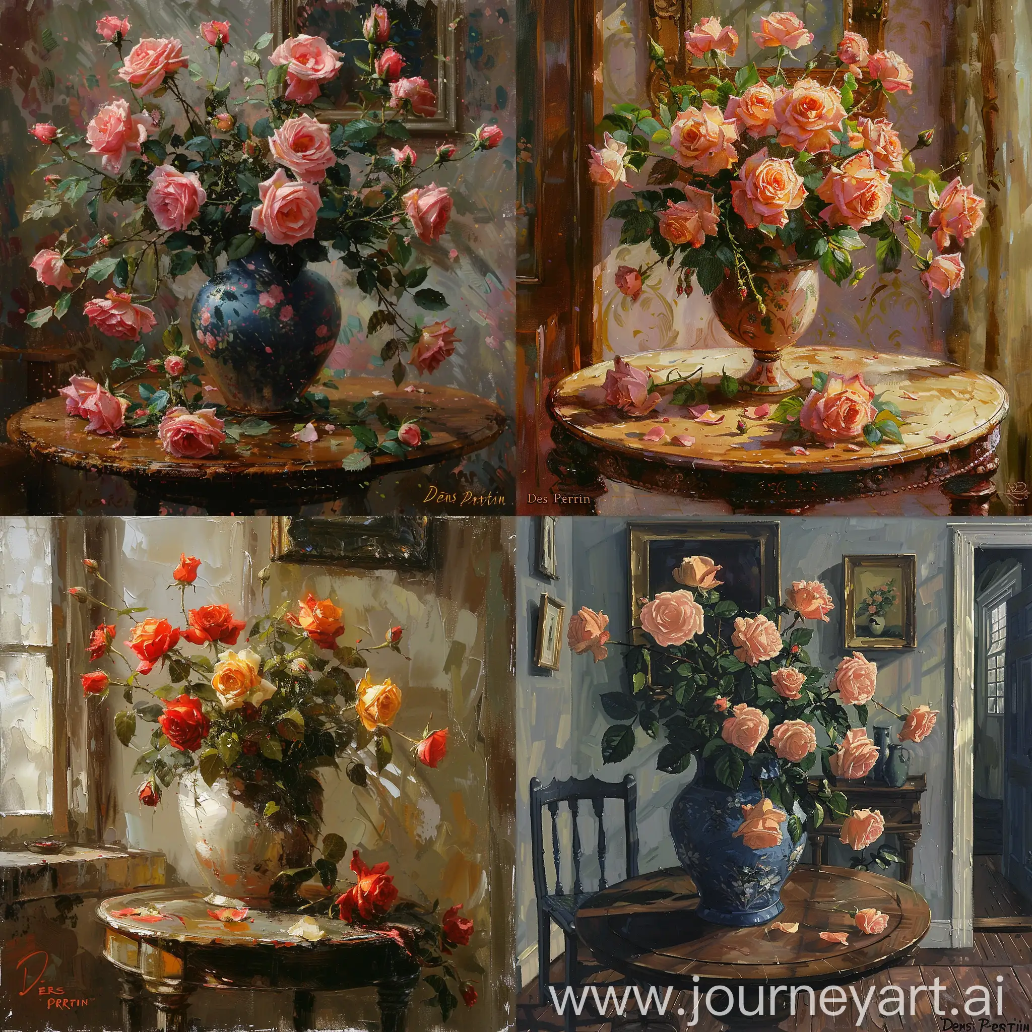 Vibrant-Roses-Arrangement-Elegant-Vase-Table-Decor-by-Dennis-Perrin