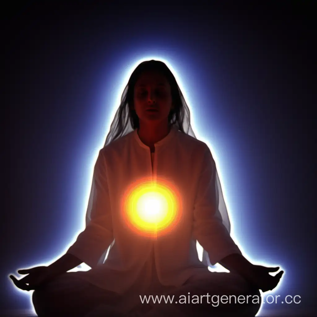 Serene-Spirituality-Radiant-Aura-of-a-Spiritual-Being