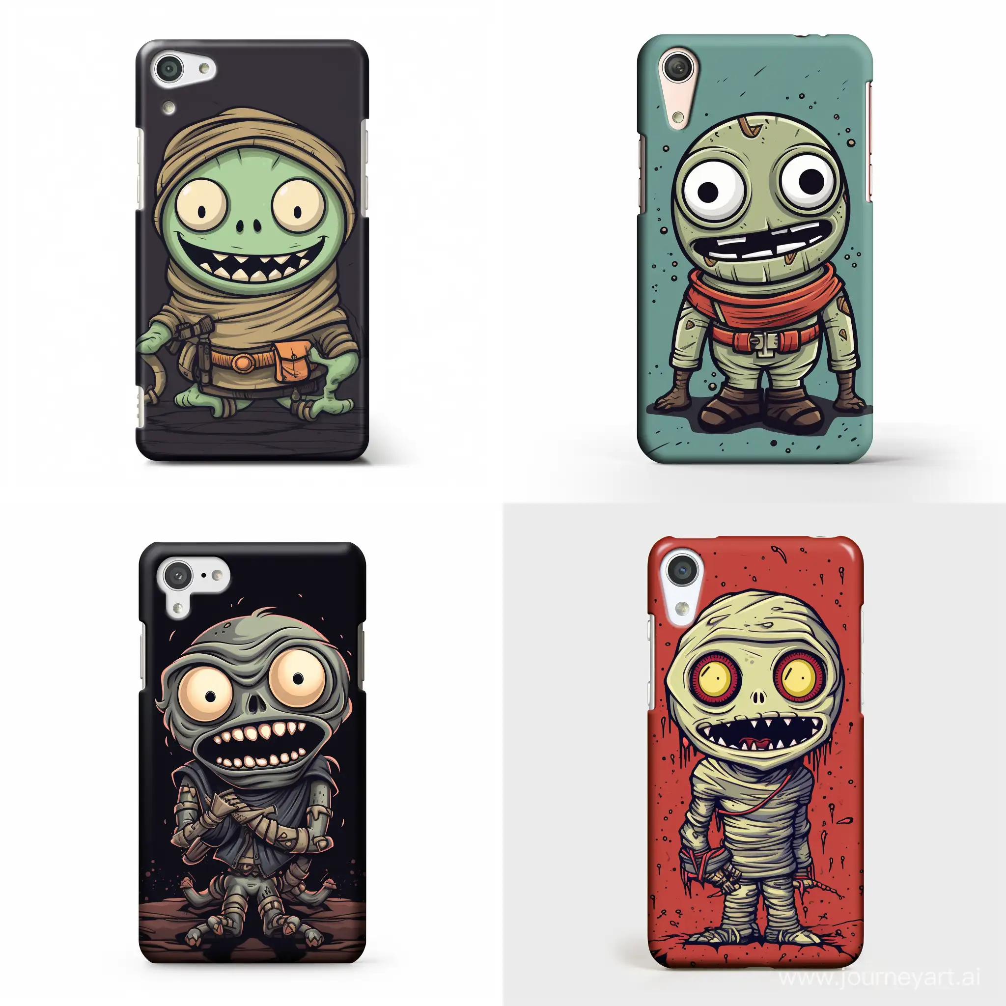 Adorable-Mummy-Cartoon-Mobile-Case-Perfectly-Square-Design