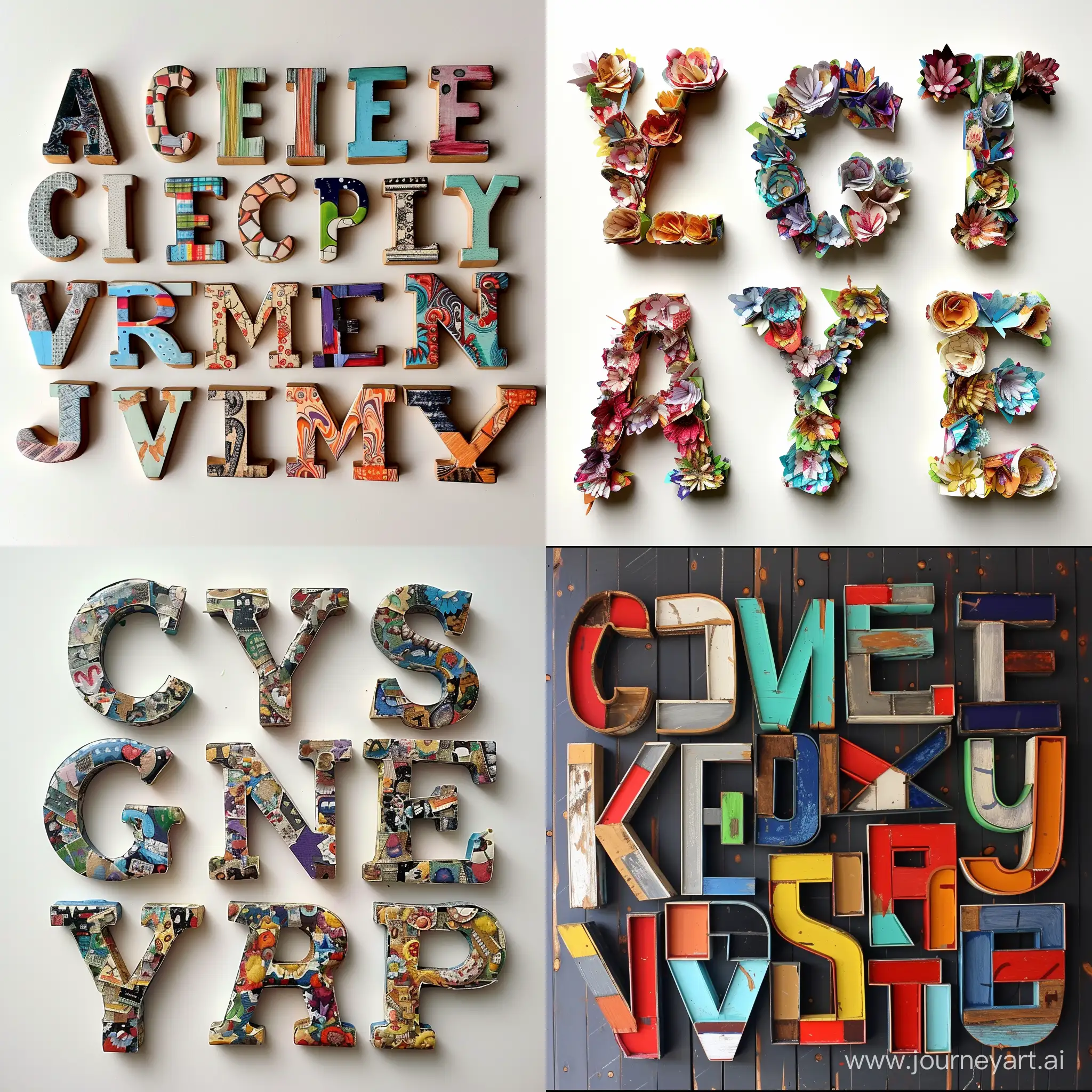 Vibrant-3D-Creative-Letters-Composition