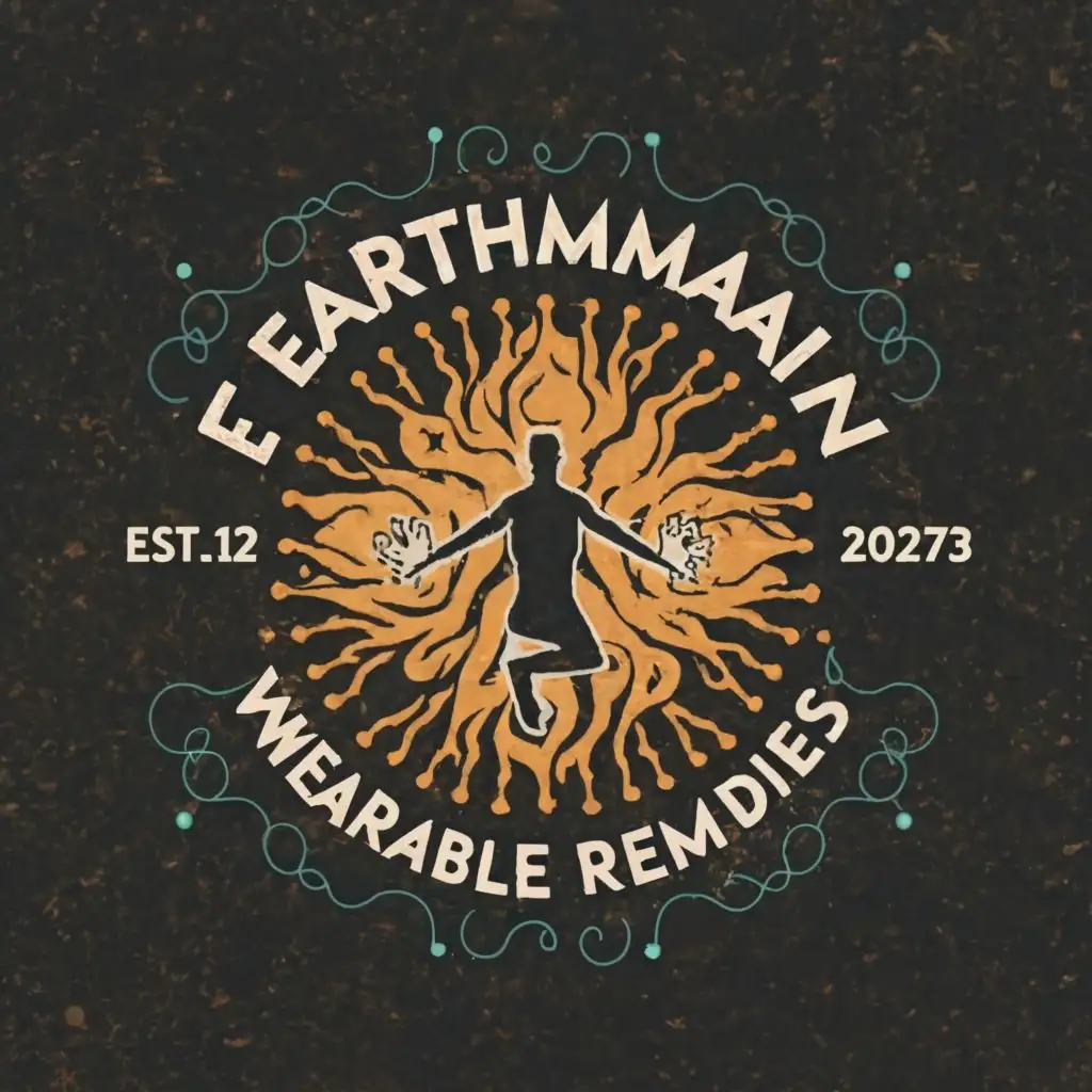 LOGO-Design-For-Earthman-Works-Wearable-Remedies-Electrifying-Human-Aura-with-Grounded-Energy