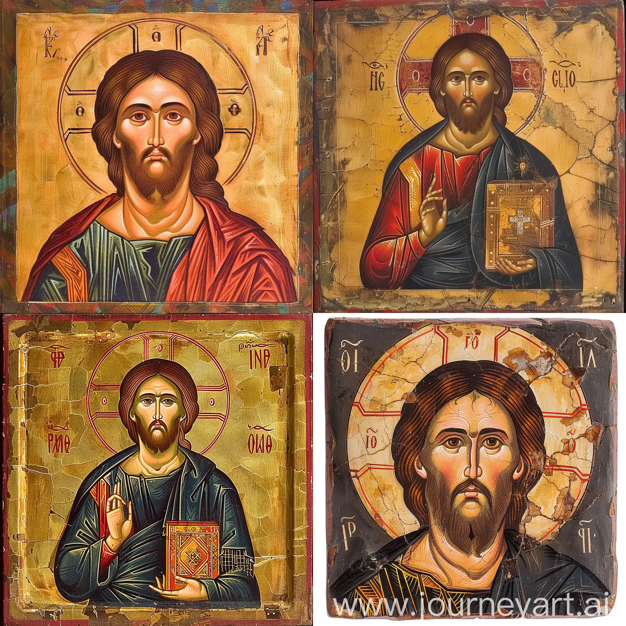 Orthodox-Icon-of-Jesus-Christ-in-Traditional-Style