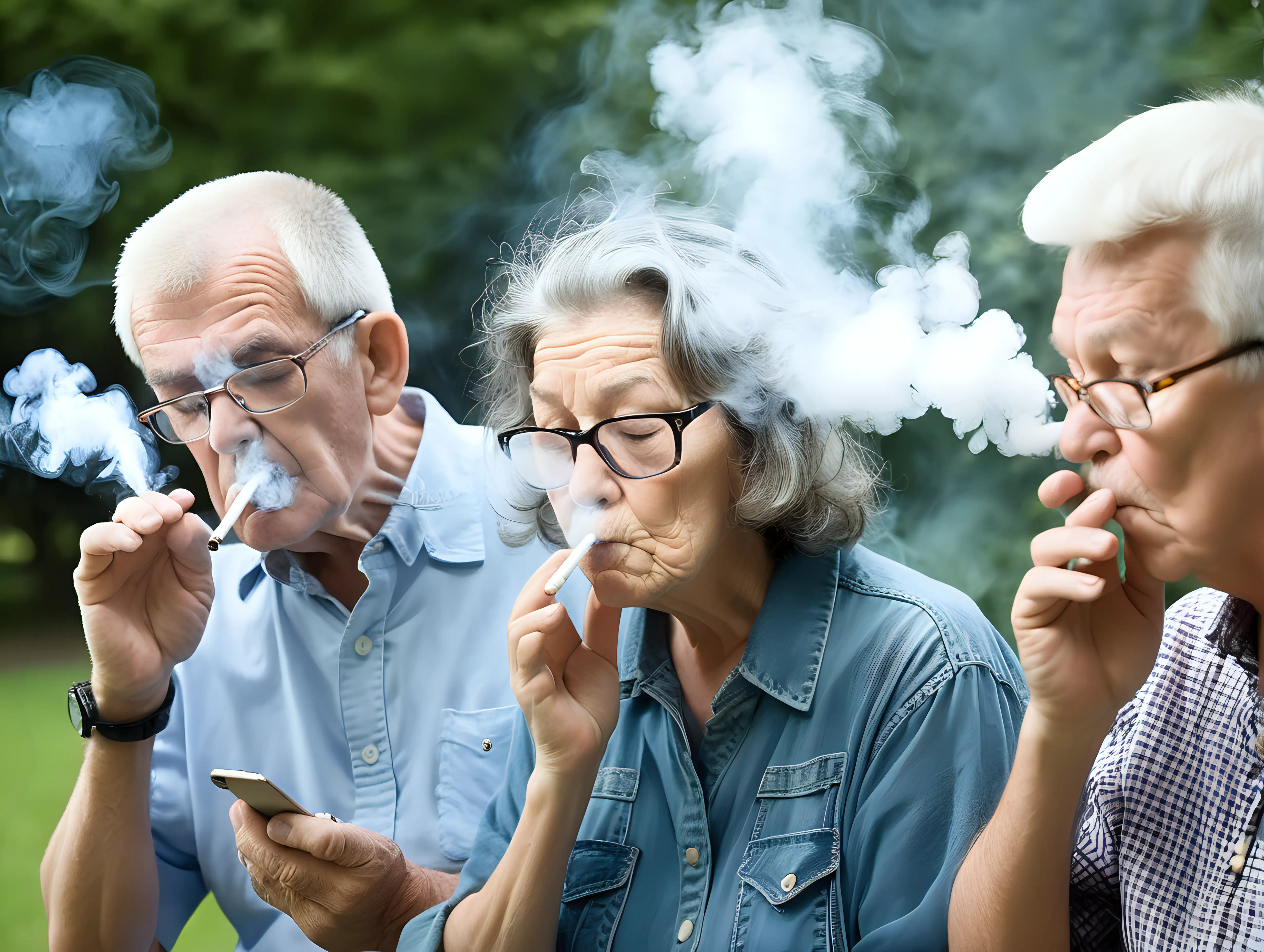 Engaging English Language Learning Older Adults Explore Language through Smoke Rings