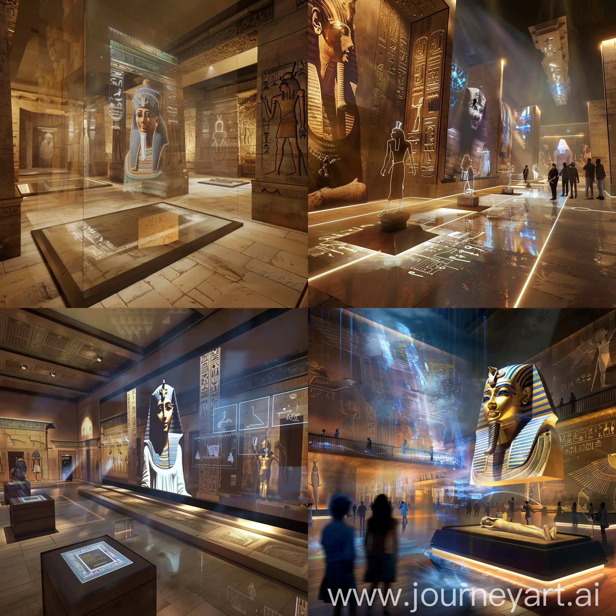 مركز سياحى لعرض معالم مصر السياحية والاثرية بالإضافة إلى شخصياتها التاريخية بخاصية الواقع الافتراضى والهولوجرام 