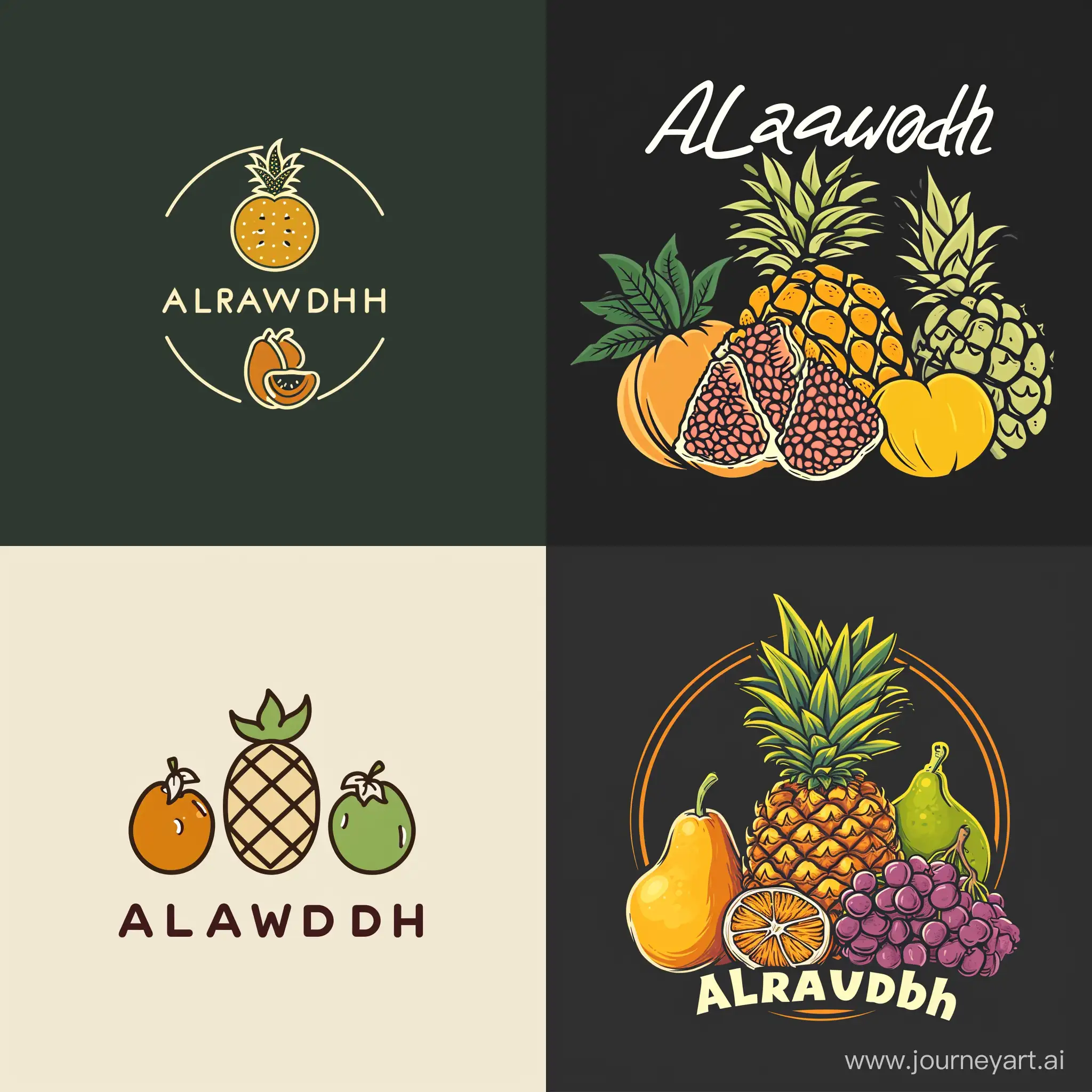 Unique-Logo-Design-for-ALRAWDAH-Fruits