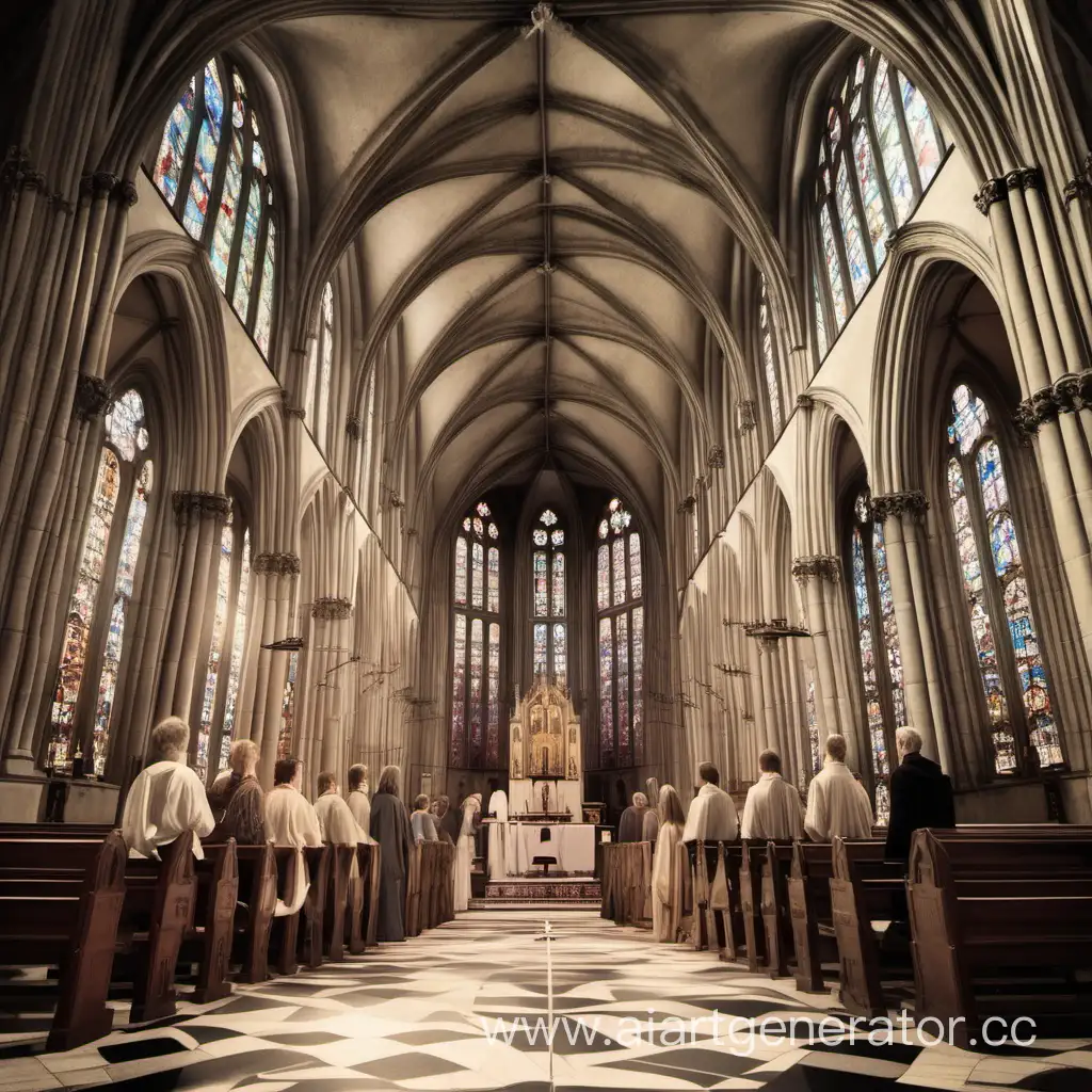 Medieval-Church-Choir-Singing-Spiritual-Hymns