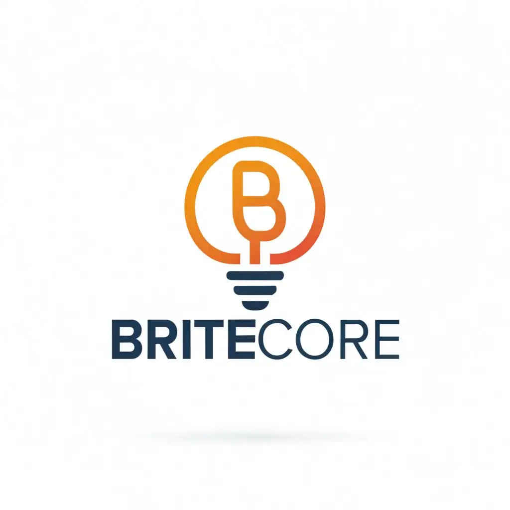 a logo design,with the text "BRITE CORE", main symbol:BC,Moderate,be used in Construction industry,clear background