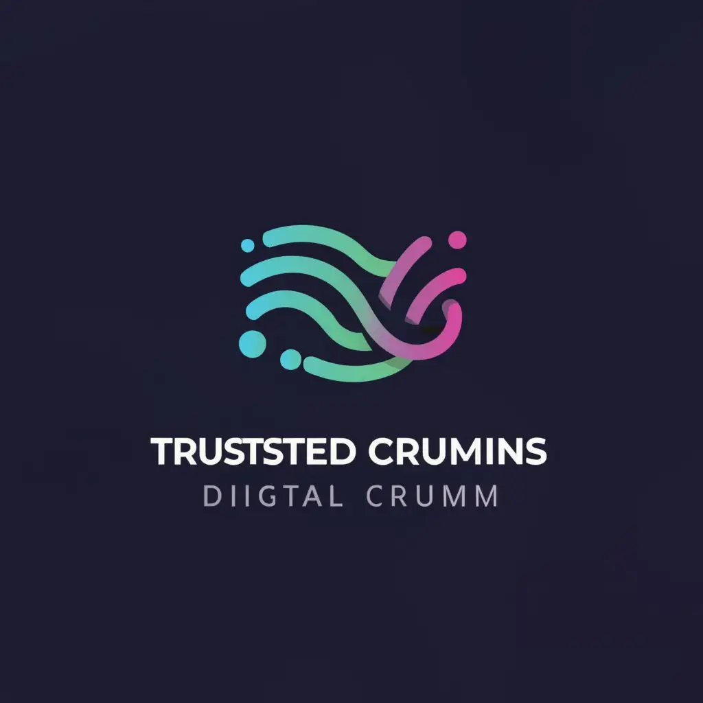 a logo design,with the text "Trusted Digital Crumbs", main symbol:Digital,Moderate,clear background