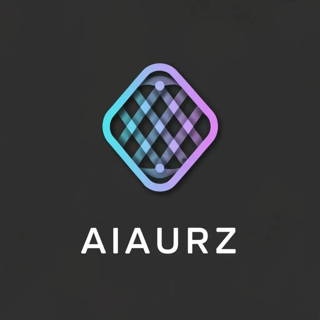 a logo design,with the text "AiAuraz", main symbol:eery glow,complex,be used in Retail industry,clear background