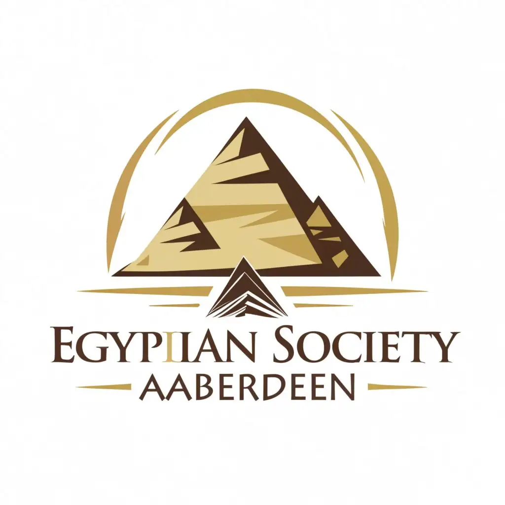 logo, pyramids and Aberdeen, with the text "Egyptian Society Aberdeen", typography, be used in Nonprofit industry