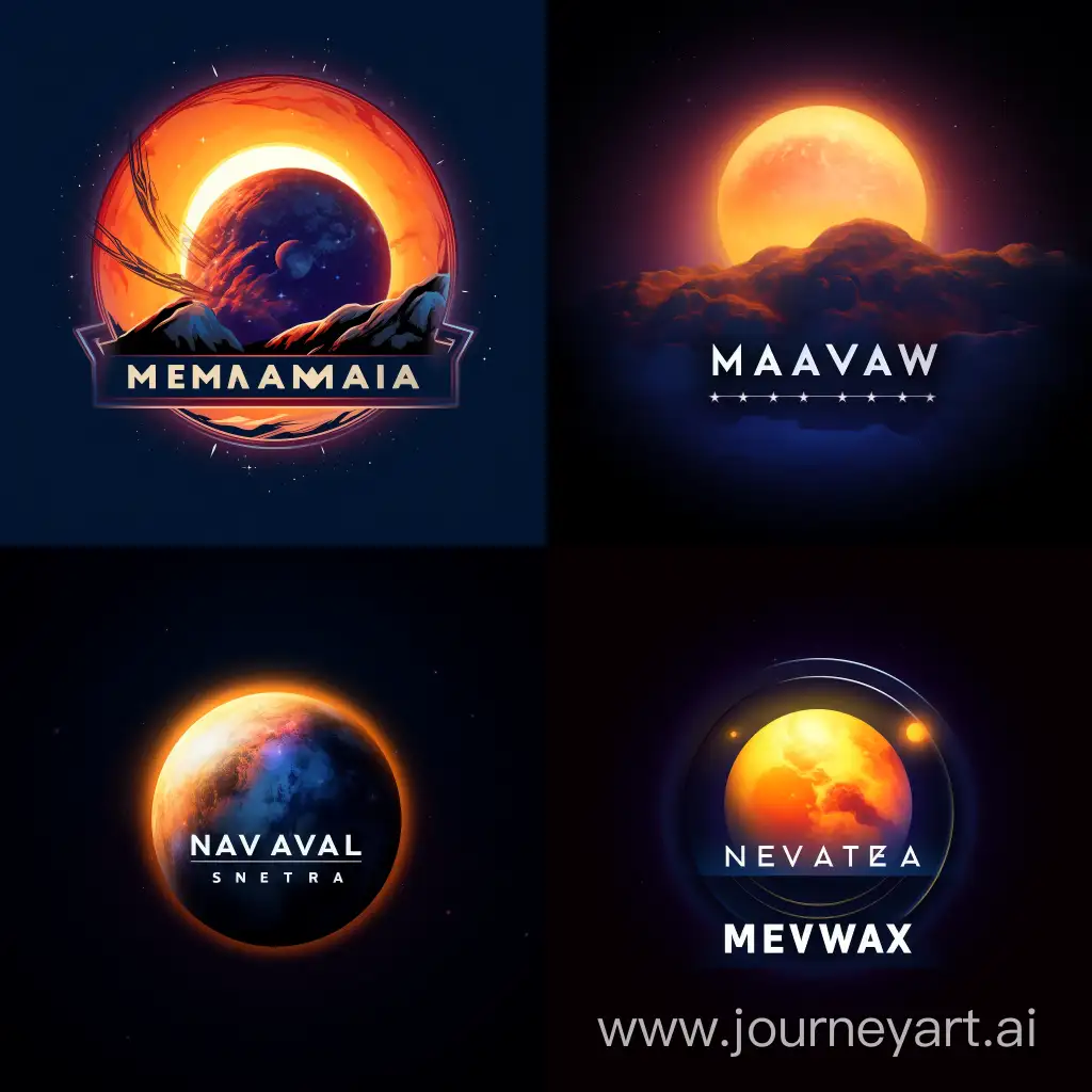 Make logo like NASA but replace it with Menaverse