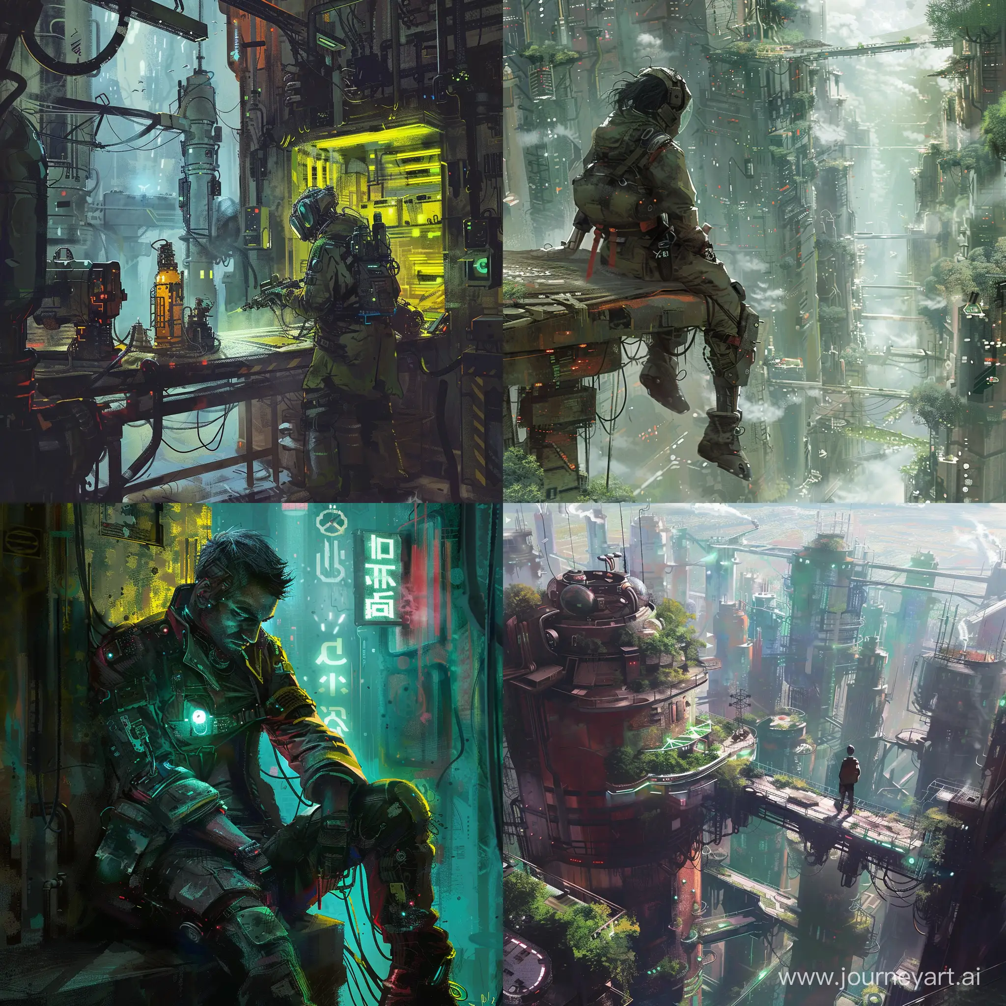 Futuristic-Biopunk-Cityscape-Art-Link-in-Cybernetic-Setting