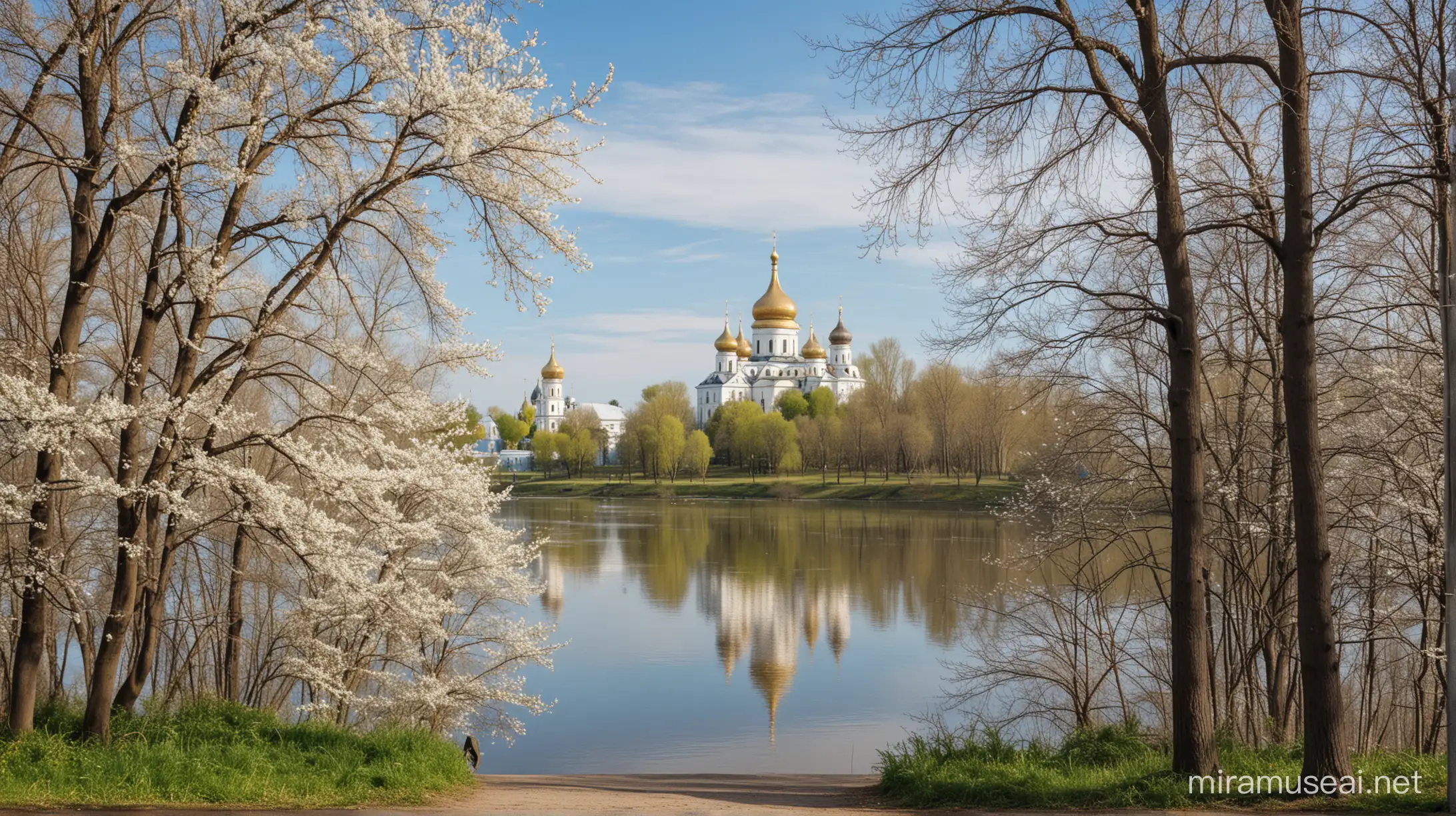 Турист в ярославле весной