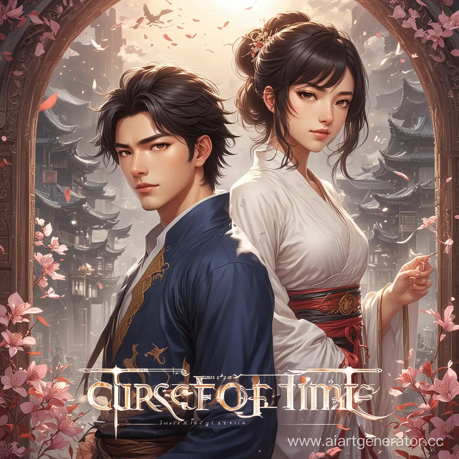 Xianxia-Style-Light-Novel-Cover-Curse-of-Time