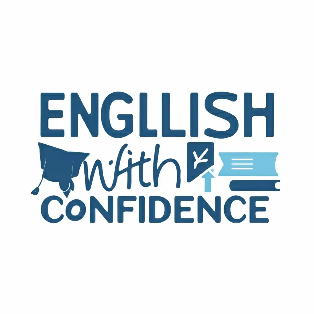 LOGO-Design-for-English-with-Confidence-Bold-Blue-Typography-Emblem-for-Education-Industry