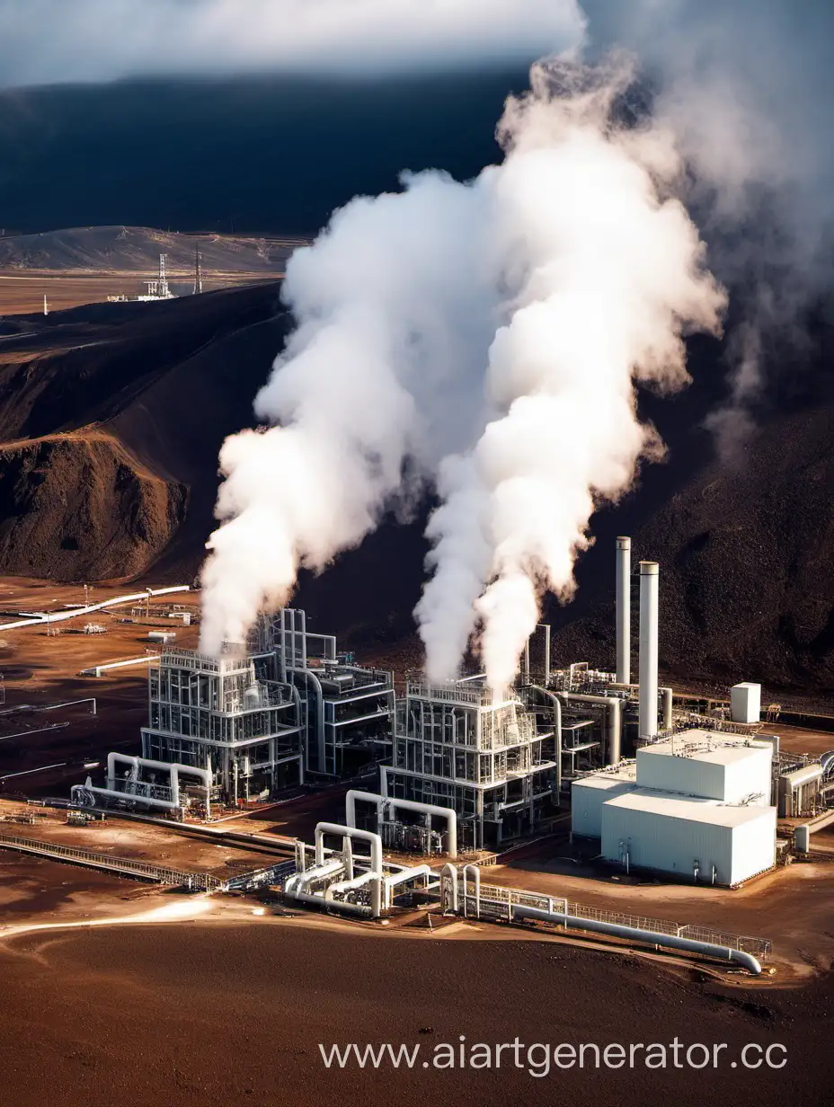 Majestic-Geothermal-Power-Station-Landscape-with-Steam-and-Towers