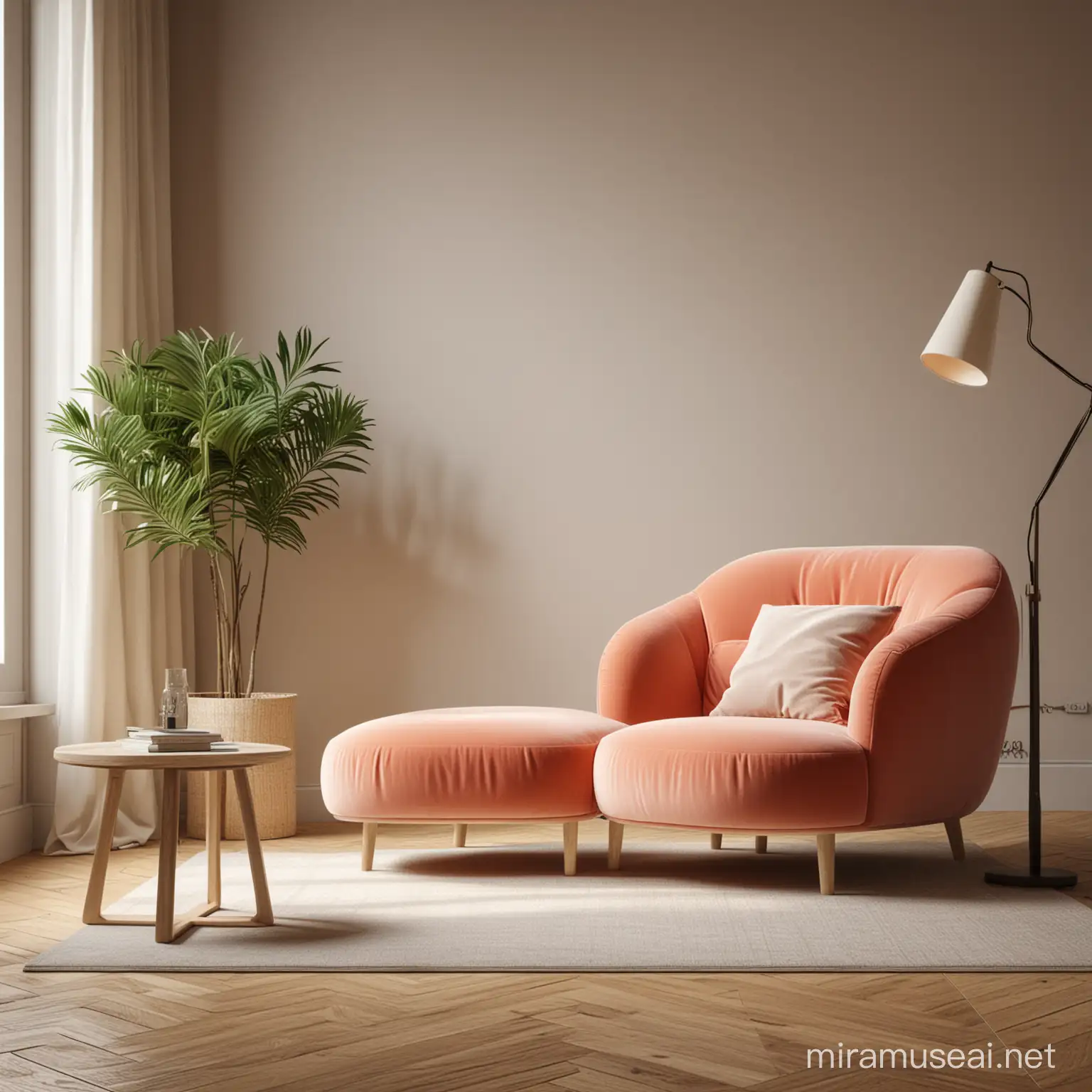 Organic Armchair Set Design Homedecor Visual Art