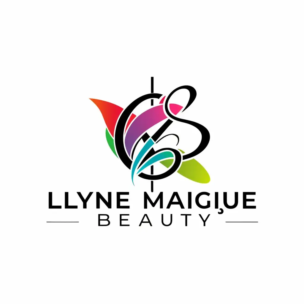 a logo design,with the text "Lyne magique beauty", main symbol:LMB,Moderate,be used in Retail industry,clear background