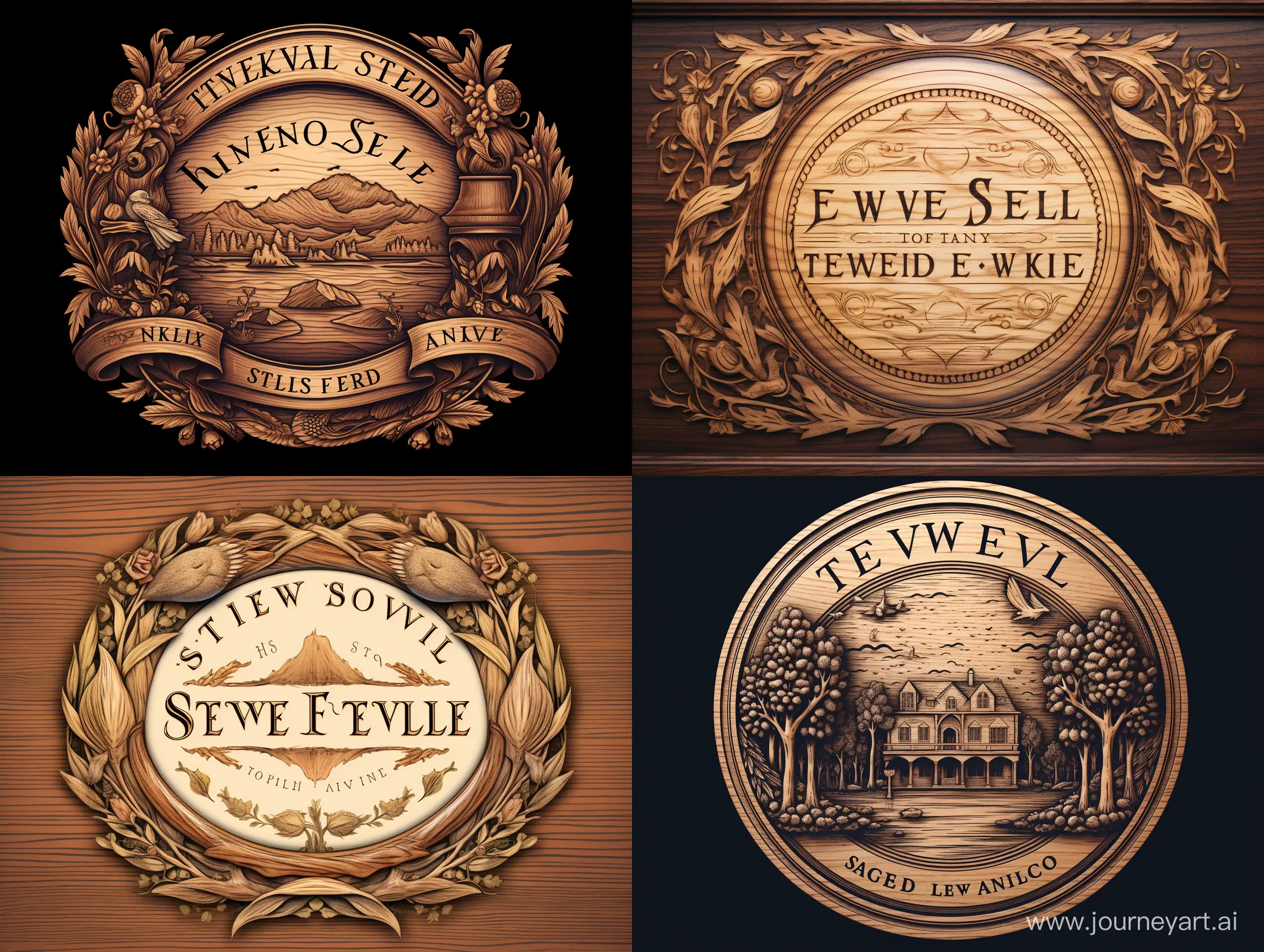 Engraved-Wooden-Logo-for-STEEVE-FOLK-Tutorials-Videos