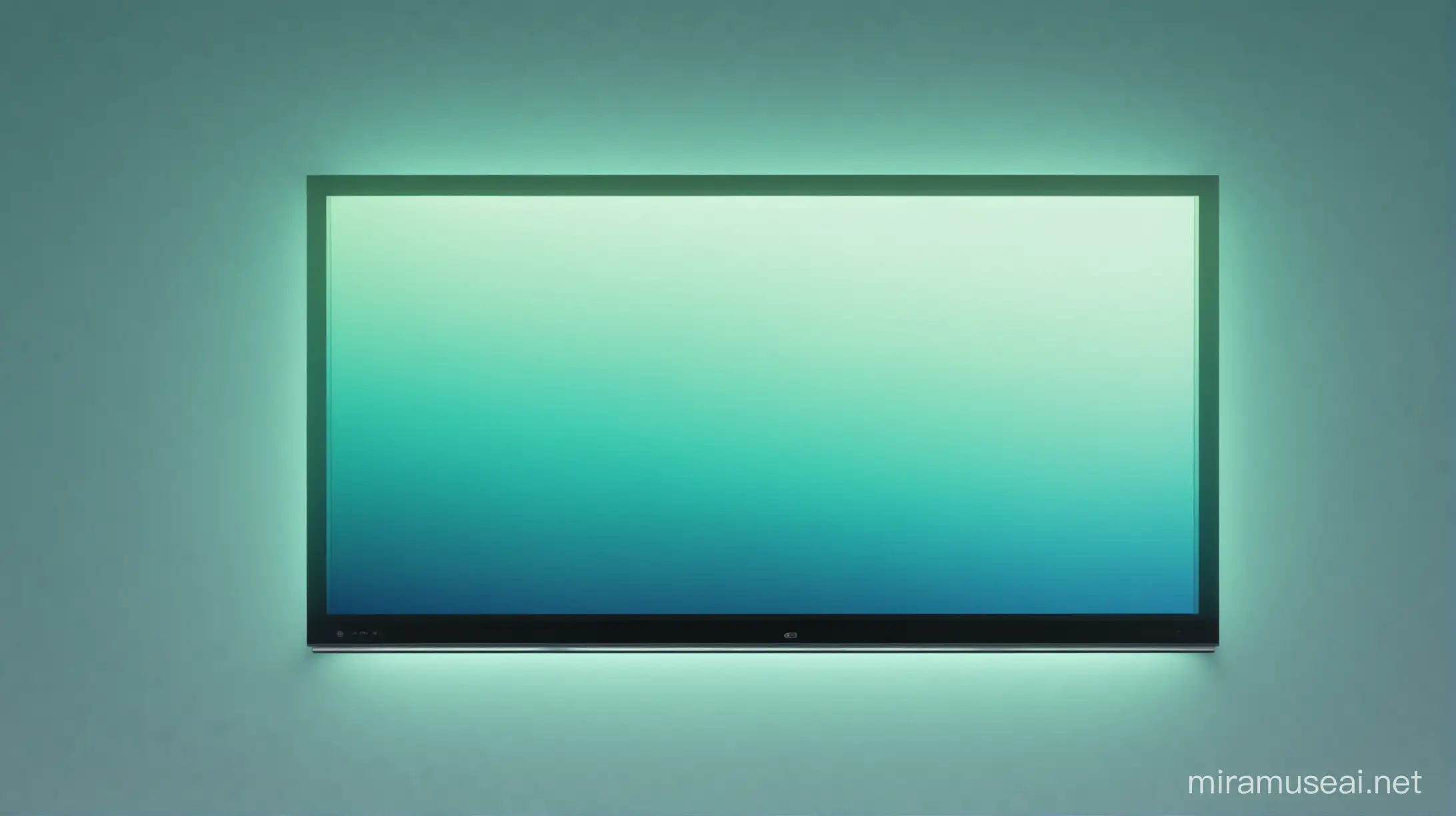 Interactive Screen High Tea in Minimalistic Blue and Green Gradient Colors