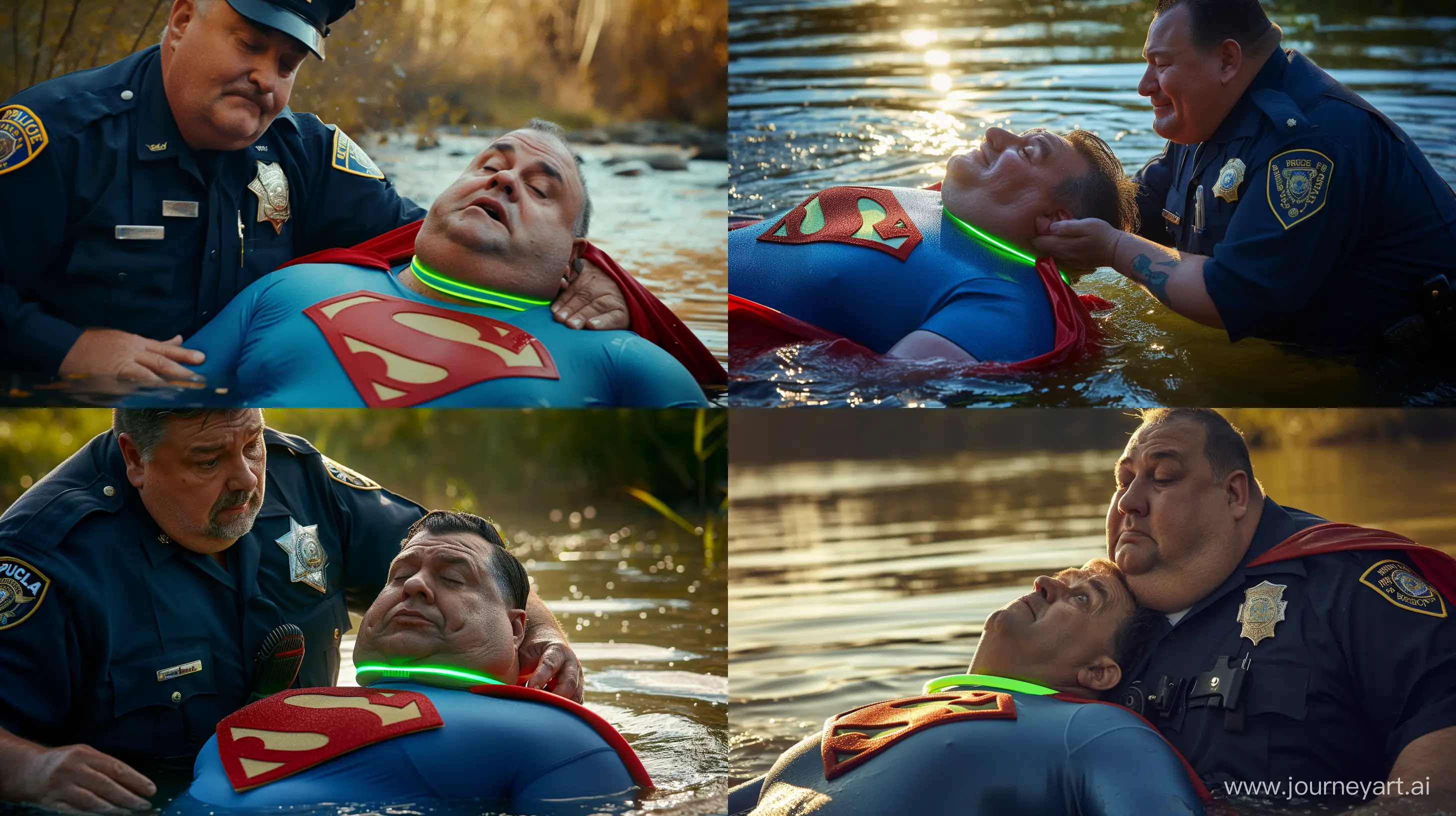 Elderly-Police-Officer-Rescues-Vintage-Superman-from-River