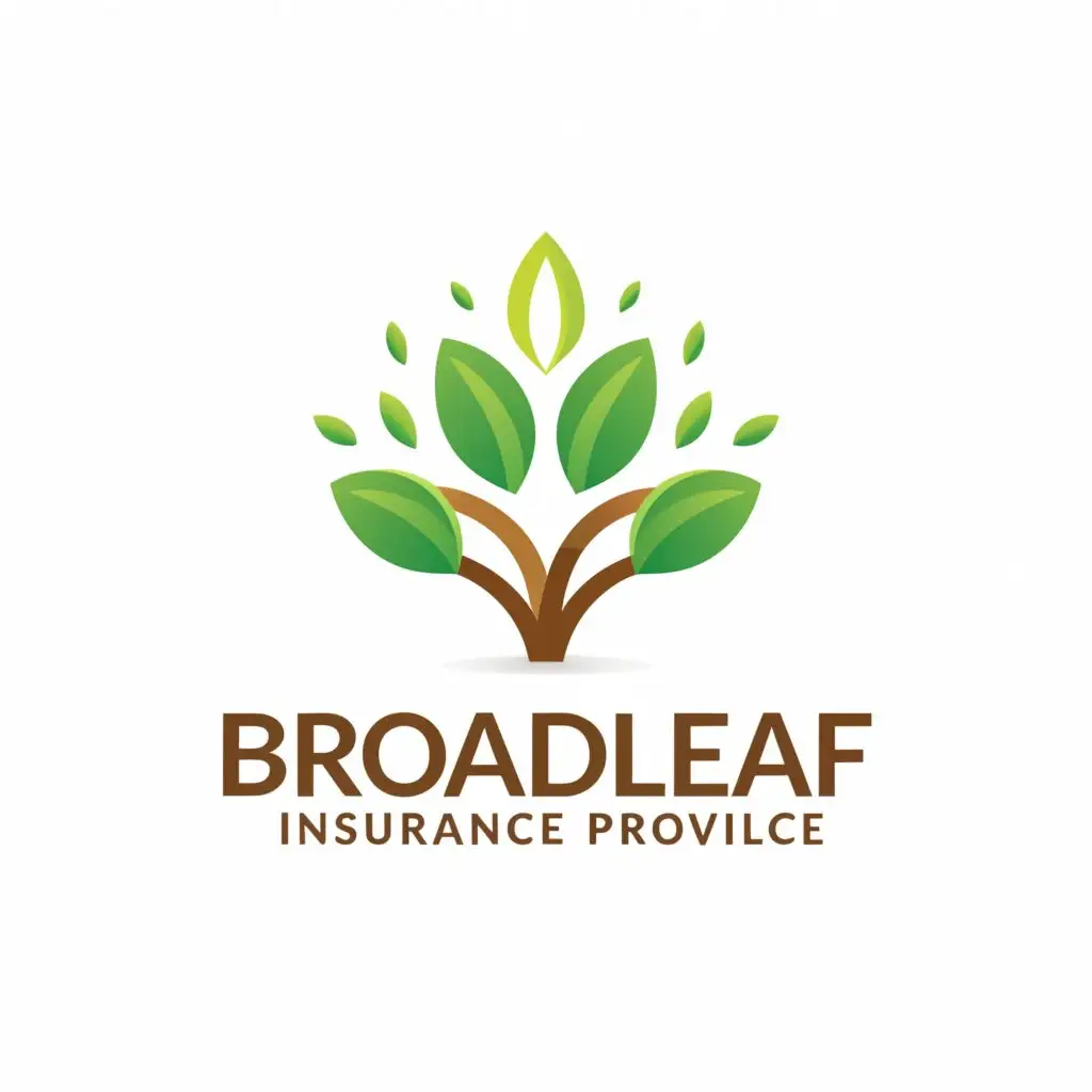 a logo design,with the text "Broadleaf", main symbol:Insurance Service,Moderate,be used in Finance industry,clear background