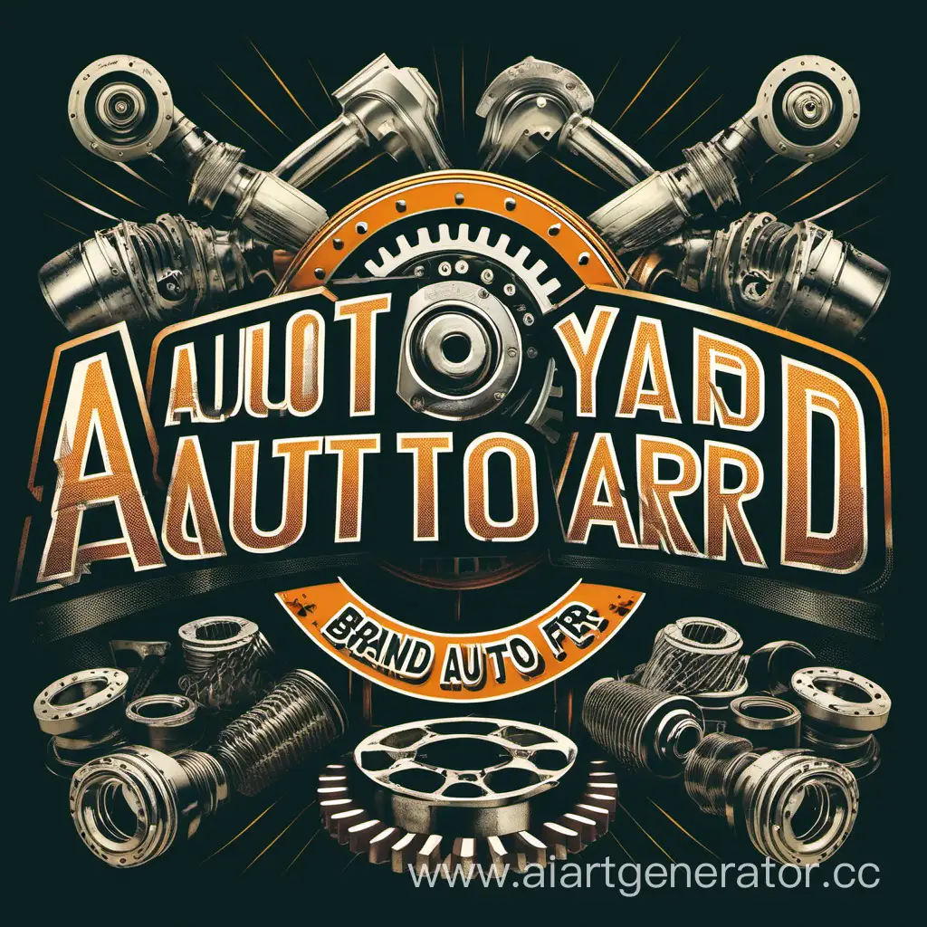 Brand for auto parts store auto yard