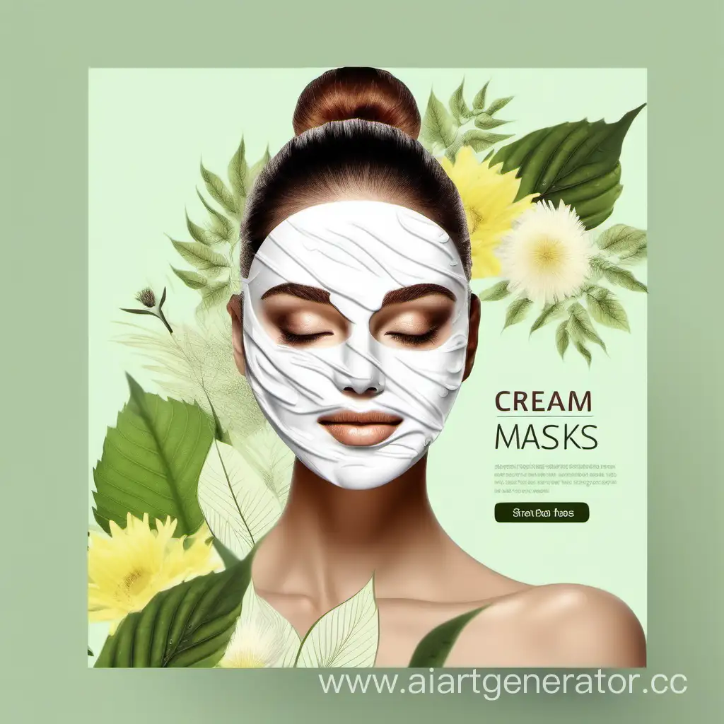 Natural-Style-Cosmetic-Cream-Masks-Advertisement-with-Earthy-Tones