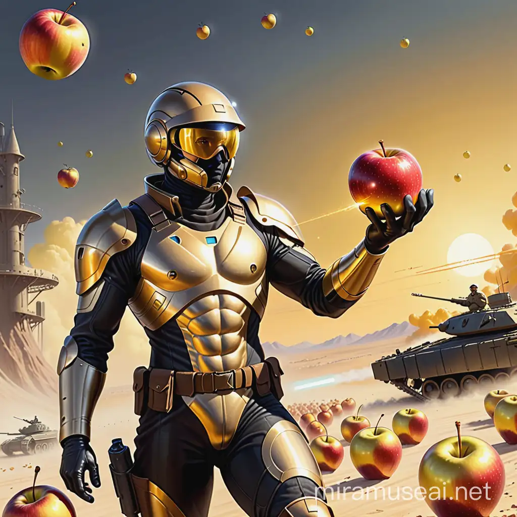 the golden apples of the sun, black leather, science fiction art, soldiers, military action