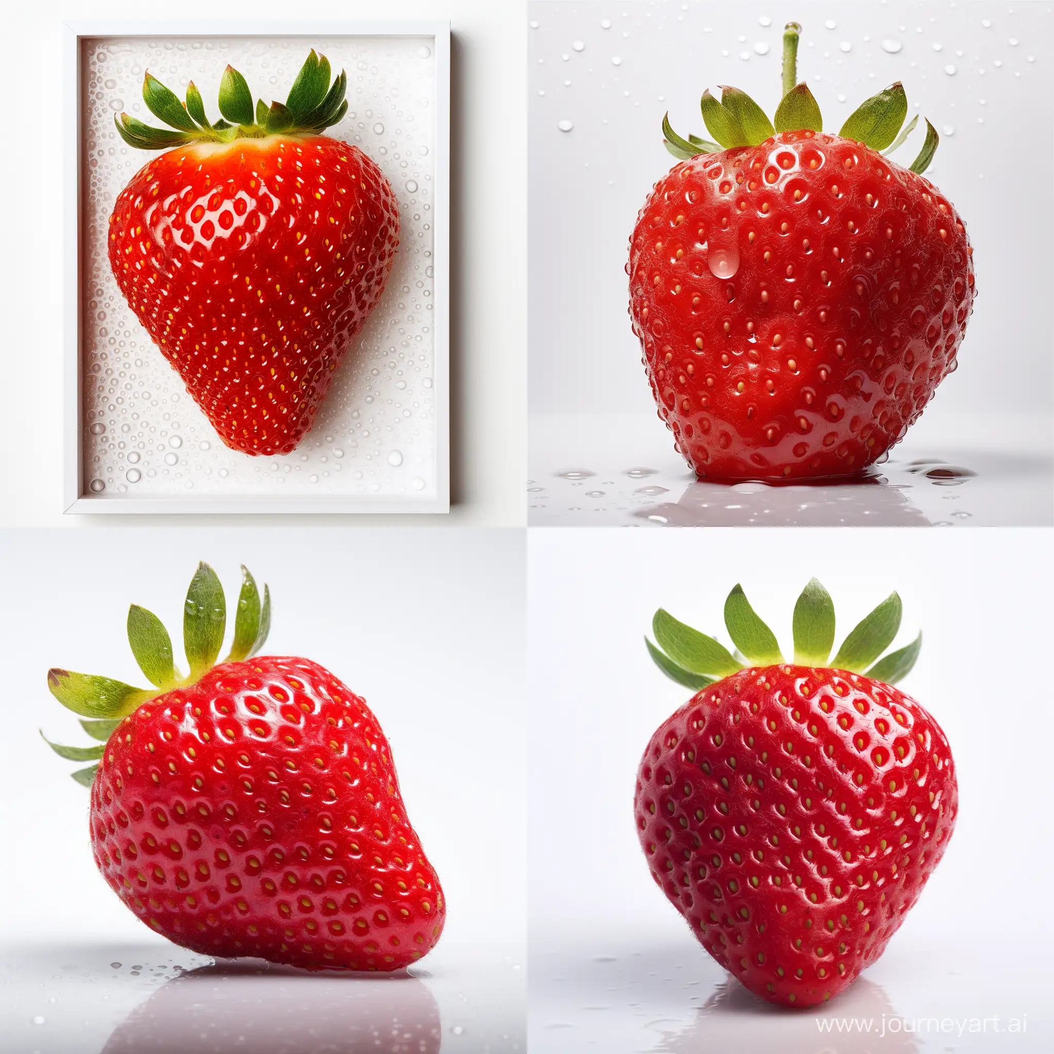 Vibrant-Strawberry-on-Clean-White-Background