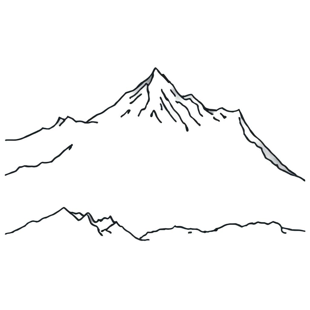 Stunning-Mountain-Drawing-PNG-Elevate-Your-Design-with-HighQuality-Graphics