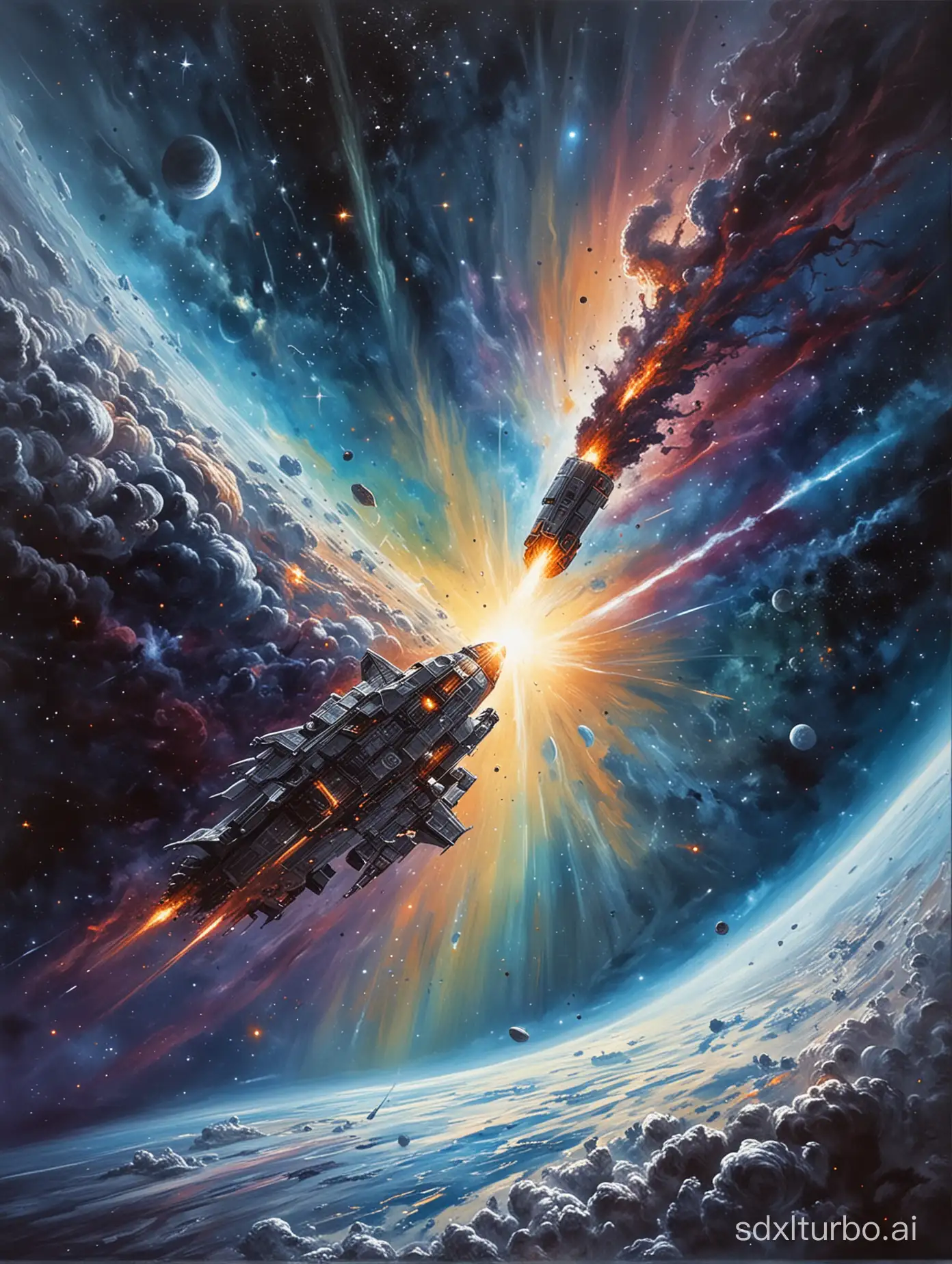 Epic-Space-Battle-Futuristic-SciFi-Artwork