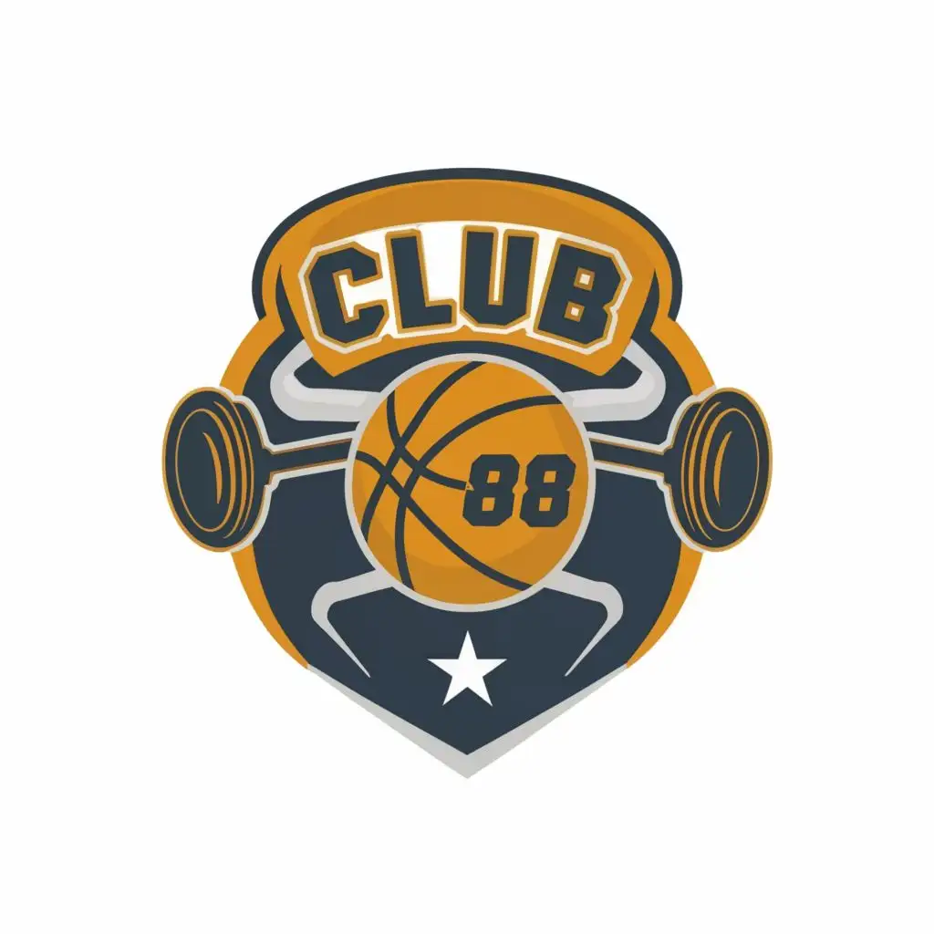 logo, Club, Basketball, with the text "Club 88", typography, be used in Sports Fitness industry