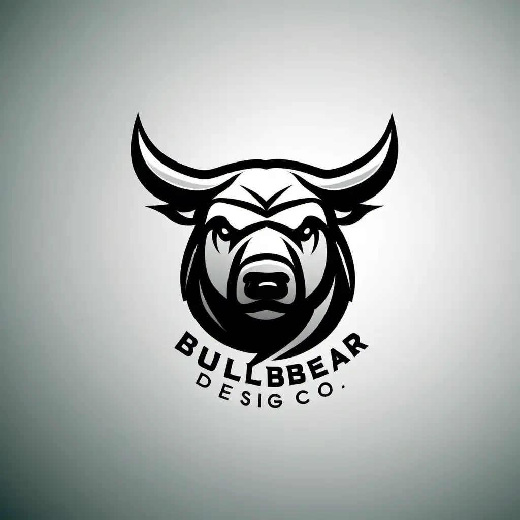 create a logo for BullBear Design Co