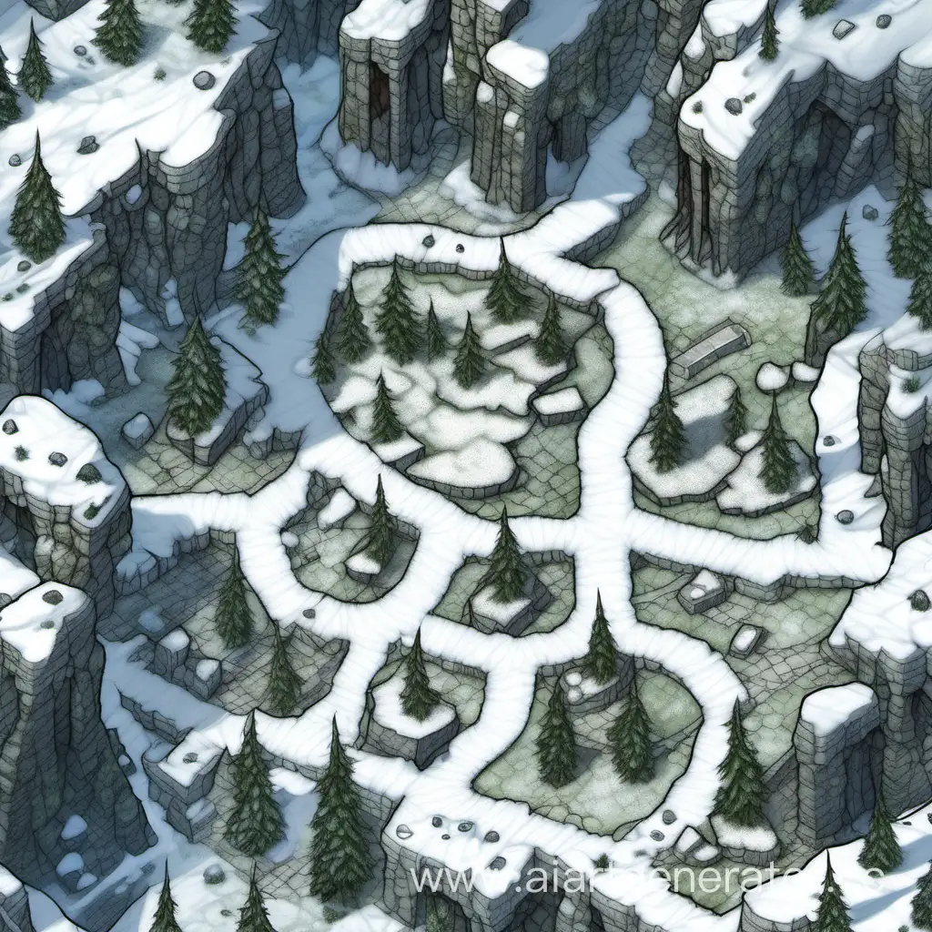 Detailed-TopView-DnD-Map-with-Snowcovered-Landscape-and-Ruins