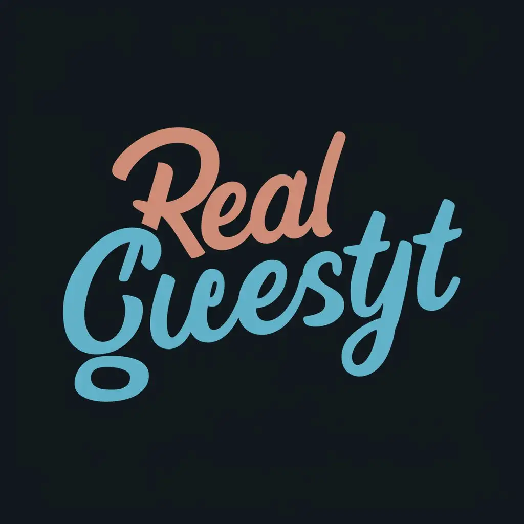 logo, roblox icon, with the text "RealGuestYT", typography