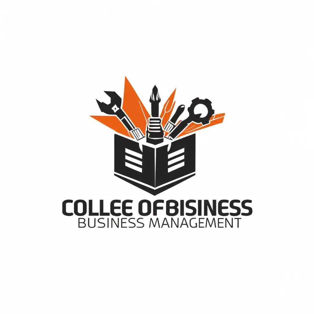 LOGO-Design-For-College-of-Business-Management-Professional-Emblem-Symbolizing-Academic-Excellence