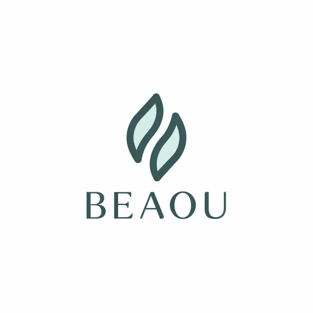 a logo design,with the text "beaou", main symbol:Refresh,Minimalistic,be used in Beauty Spa industry,clear background