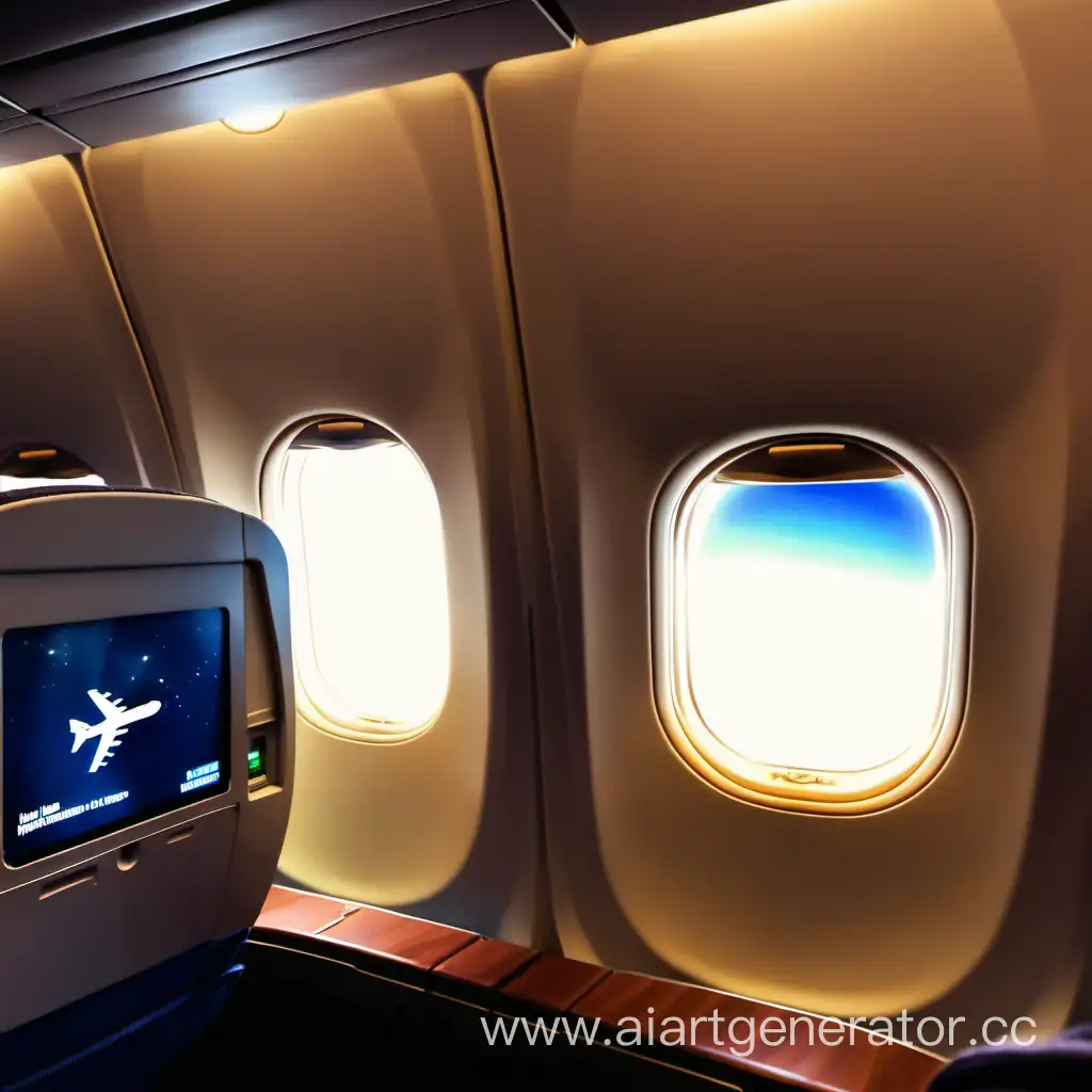 Business-Class-Night-Flight-Illuminated-Passenger