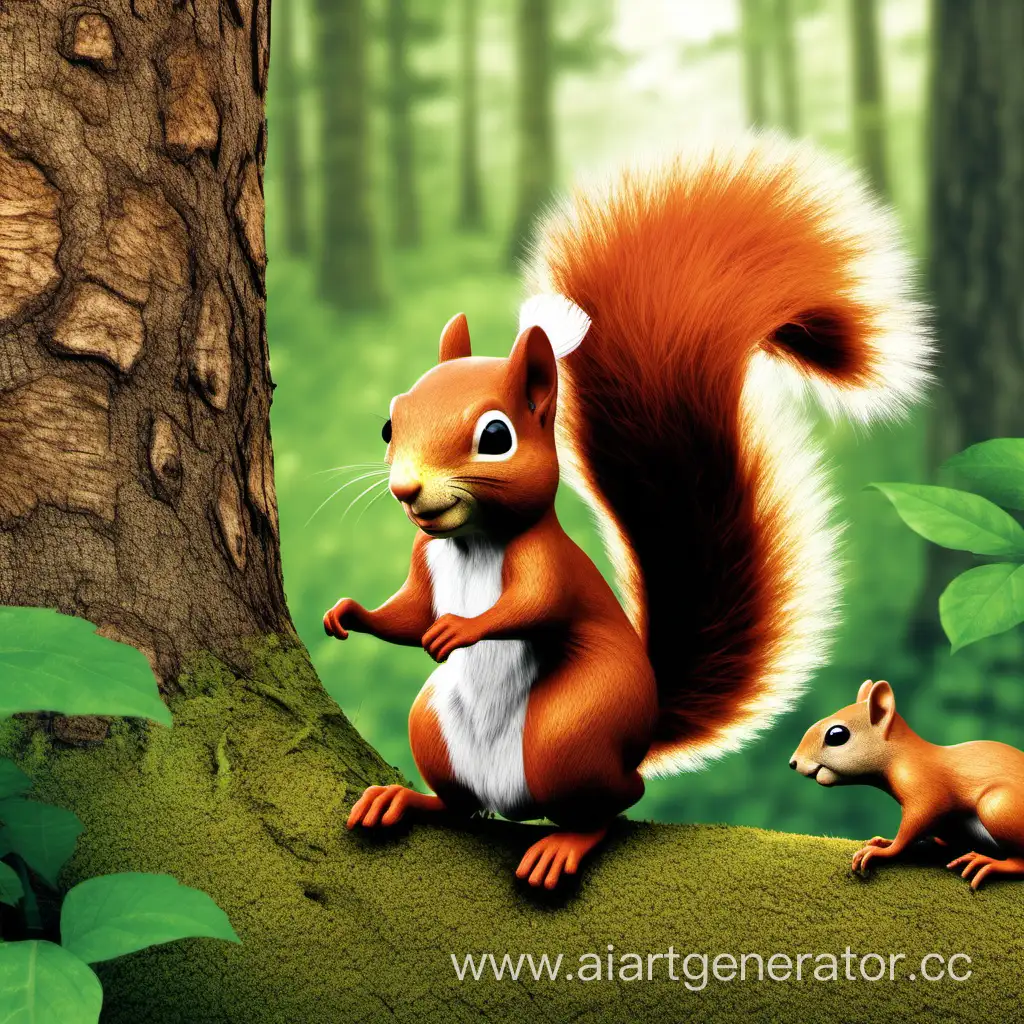 Once upon a time, in the heart of a lush forest, there lived a curious little squirrel named Sammy. Sammy was not like any ordinary squirrel; he had a special knack for adventure. While other squirrels spent their days gathering nuts and seeds, Sammy yearned for something more exciting.