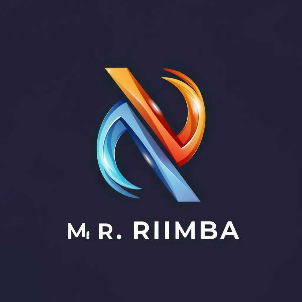LOGO-Design-For-Mr-Rimba-Modern-Typography-with-TechnologyInspired-Symbol