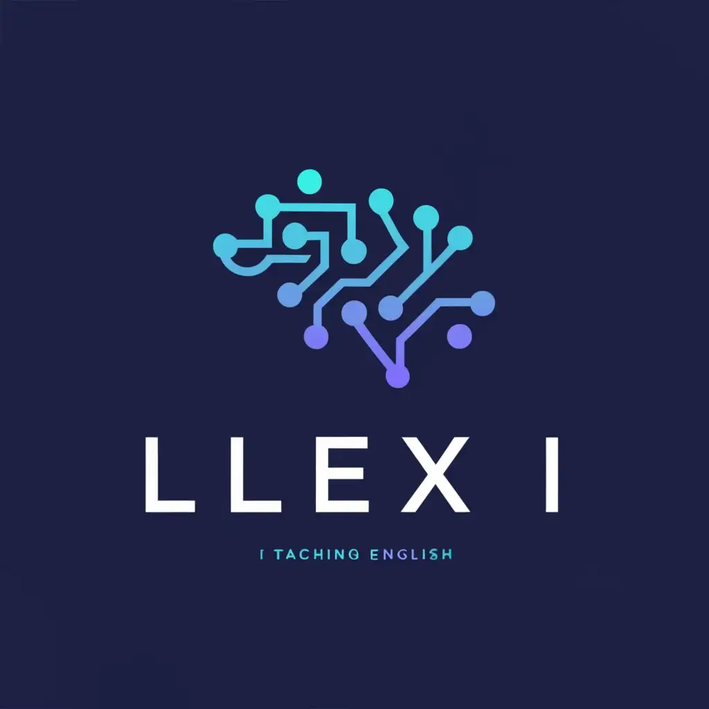 a logo design,with the text "Lexi", main symbol:Generate Logo for a business that is a website that is meant to train you for English profession using AI for evaluating and suggesting plan to study,Moderate,be used in Education industry,clear background