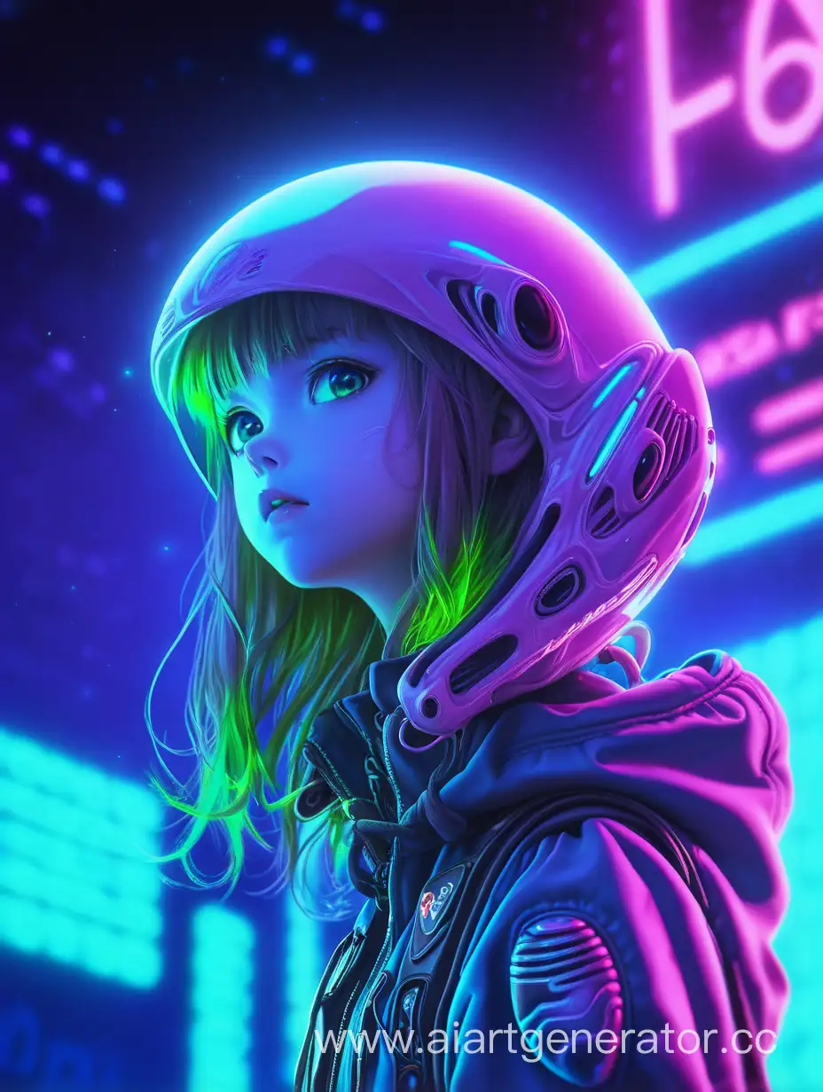 Neon-Anime-Alien-Girl-in-Futuristic-Setting